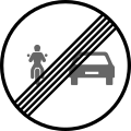 End of no overtaking by motorcycles