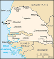 Peta Senegal
