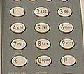 Uniden phone numberpad