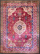 The Rothschild Small Silk Medallion Carpet, mid-16th century, Museum of Islamic Art, Doha