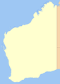 Western Australia location map