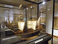 Model of a sailing ship