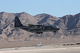 79th RQS HC-130J on Short Final - Aviation Nation 2019.jpg