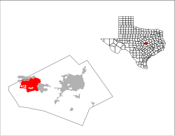 Location of Killeen, Texas