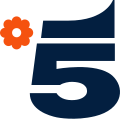 Logo de Canale 5 du 22 mai 2001 au 15 avril 2018