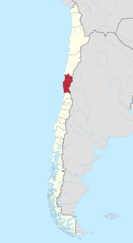 Kaart van Coquimbo