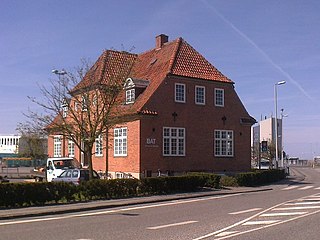 The Bornholm Railways administration building at Munch Petersens Vej 2 in Rønne, (former Railways on Bornholm)