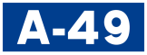 Autovía A-49 shield}}