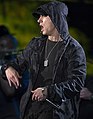 Image 3American rapper Eminem has gone by multiple honorifics, such as "King of Hip-Hop" and "King of Rap". (from Honorific nicknames in popular music)