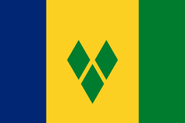 Bandera de San Vicente y las Granadinas