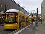 Spårvagn vid Alexanderplatz