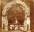 Arch at the excavation in Dur-Sharrukin (Assyrian architecture, end of 8th century BC, photo taken in 1853)