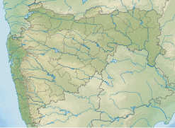India Maharashtra relief map.svg