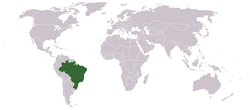 Brasiilia kotus kaardi pääl