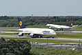 Airbus A340-600 y Airbus A380-800 de Lufthansa