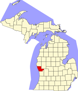 Koartn vo Muskegon County innahoib vo Michigan