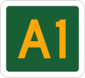 Alphanumeric route marker