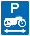 (R6-51.1) Motorcycle Parking (on both sides of this sign)