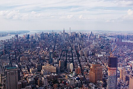 Manhattan desde el observatorio.