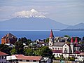 Volcán Osorno desde Puerto Varas, Región de Los Lagos.