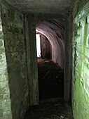 Inside the protective shelter of an E Pen at RAF Andreas (May, 2021).