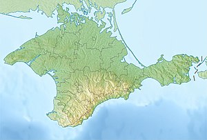 Донузлав. Карта розташування: Автономна Республіка Крим