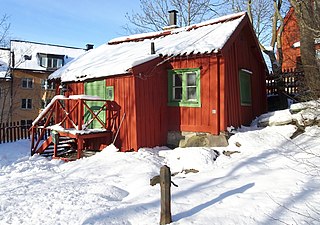 Svenska Ords skrivstuga, februari 2019.