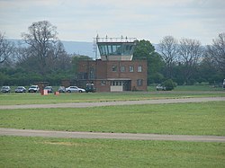 The control tower at former RAF Dishforth in 2007.