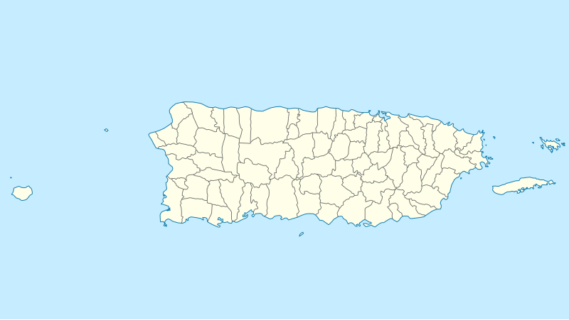 Mapa konturowa Portoryka
