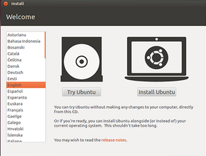Ubuntu 12.04 LTS Precise Pangolin上的Ubiquity安装程序。