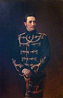 Портрет поручика Лейб-Гвардійського Гусарського полку, графа Г. А. Бобринського. 1879. (Музей Гвардії, Санкт-Петербург)