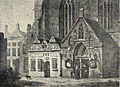 Boter en Broodhuisje bij de Martinikerk in Groningen door Jan Ensing