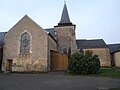 L'église Saint-Aubin.