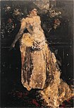 Portret van mevrouw Mann-Bouwmeester als Francillon, Breitner