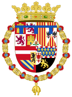 Carlos, prins av Asturiasʼ våpenskjold