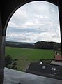 Blick vom Kirchturm der katholischen Kirche Unbefleckte Empfängnis in Richtung Bevertalsperre