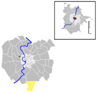Position of the quartiere within the city