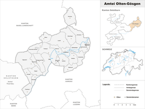 Karte von Amtei Olten-Gösgen