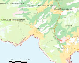 Cassis - Localizazion