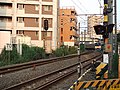 Zwischen den Bahnhöfen Musashi-Mizonokuchi und Tsudayama