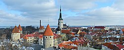 Tallinn view from Toompea.