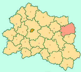 Novodereven'kovskij rajon – Mappa