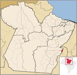 Palestina do Pará – Mappa