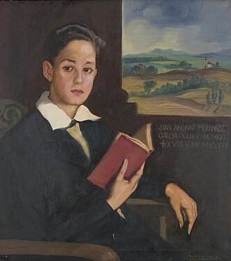 Retrato do neno Juan Antonio Fernández García, 1939, Museo Provincial de Lugo.