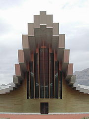 Modern Wine Cellar in La Rioja Alavesa, province of Álava, Basque Country