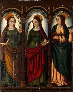 Saint Apollonia, Saint Agata and Saint Lucy