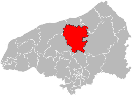 Cantone di Luneray – Mappa