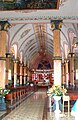 Interior of Iglesia de San Rafael, Zarcero, Costa Rica.