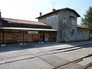 Štanjel station 2011