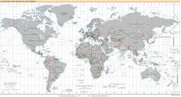 Localizzazione del fuso UTC+11:30